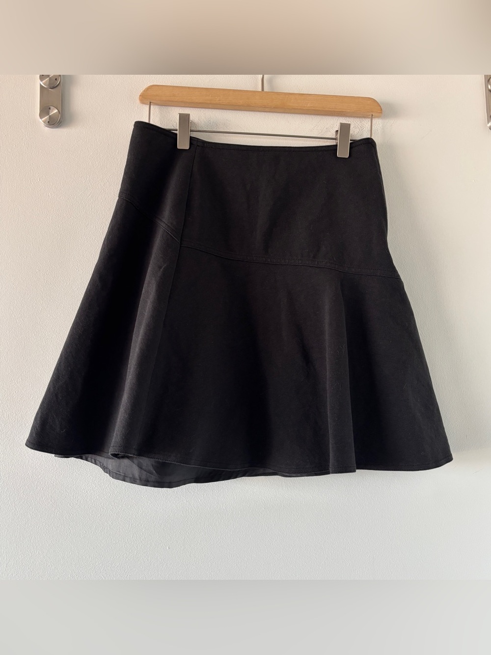 Kai-aakmann Black Flared A Line Skirt